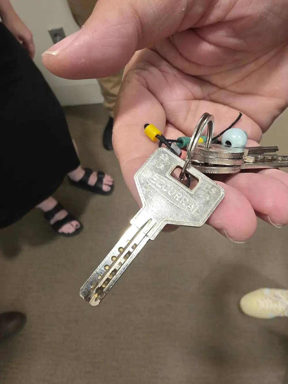 Handing over the keys