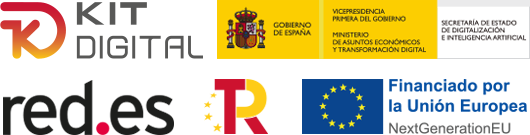 Gobierno de España · red.es · Kit Digital · Financiado por la Unión Europea, NextGenerationEU